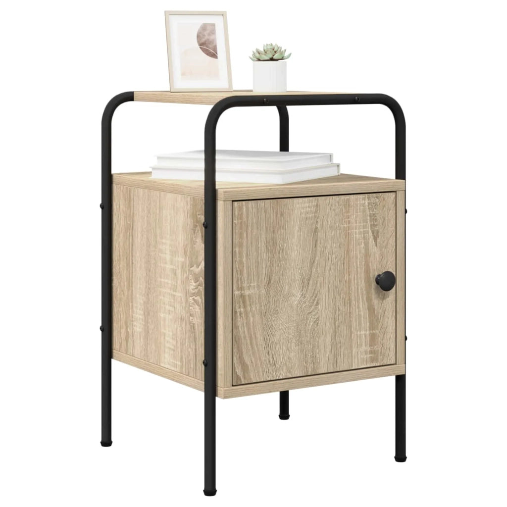 Armadio da Notte 2 pz Rovere Sonoma Legno ingegnerizzato 8007590