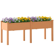 Tavolo da pranzo in legno di acacia 6 posti rettangolare ¨C zephmum ¨C marrone 184x59x76,5 cm