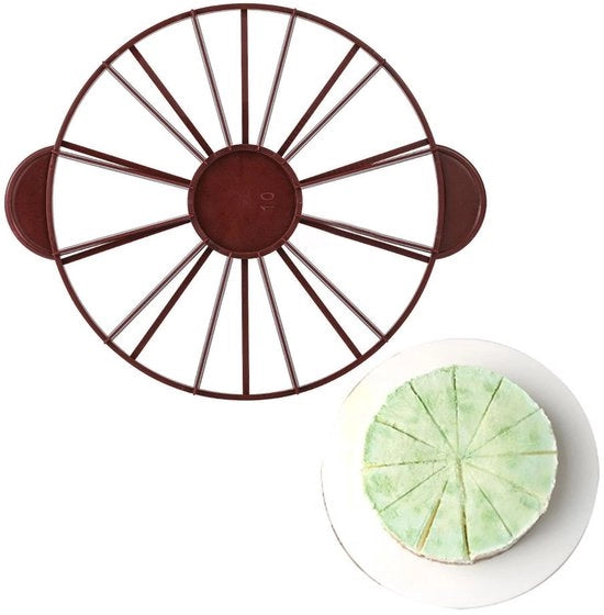 Distributore di Torta a 10-12 Porzioni - Manubrio Ergonomico - Divisore di Porzioni Equilibrate - Cucina da Forno - Per la Cucina - Leggero 126 g