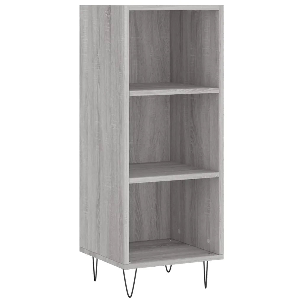 Credenza Grigio Sonoma 34,5x32,5x90 cm in Legno Multistratocod mxl 104697