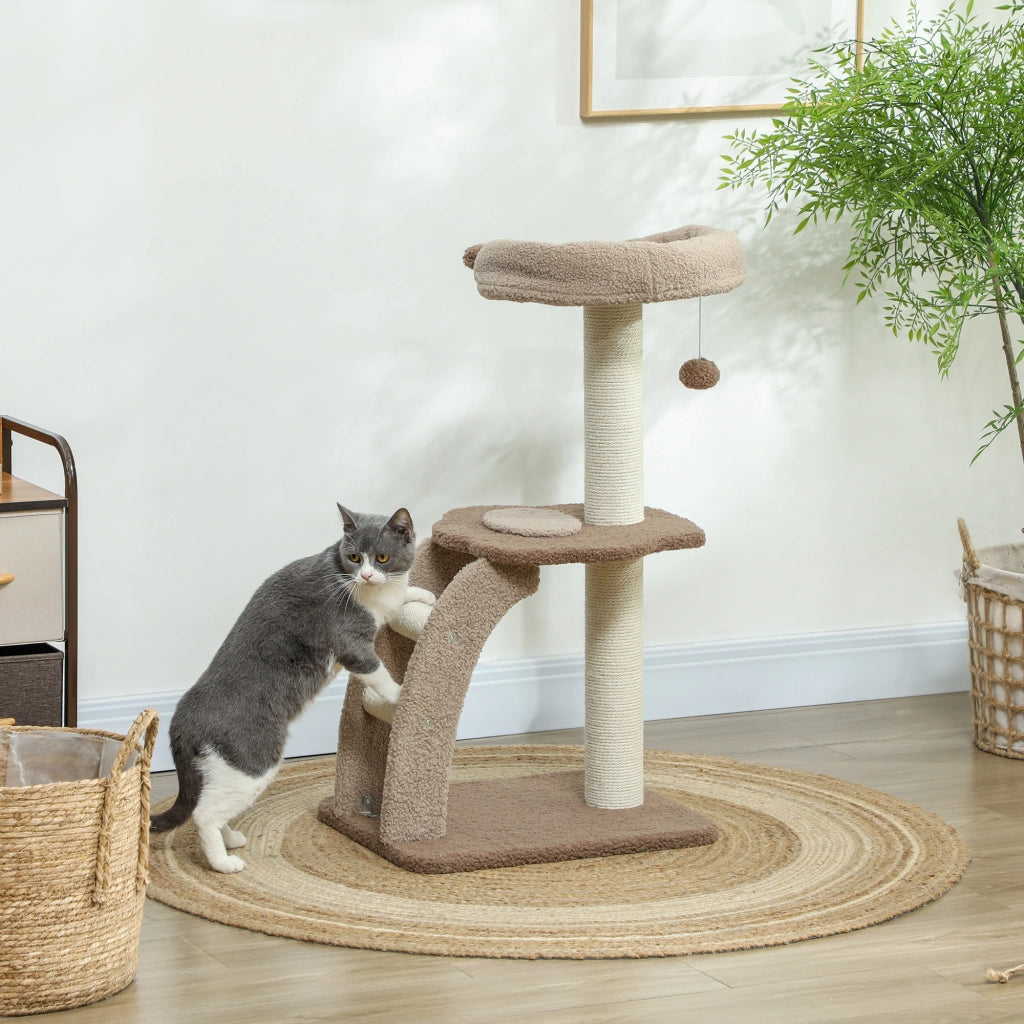 Albero per Gatti ¨C zephmum ¨C Marrone, 88 cm