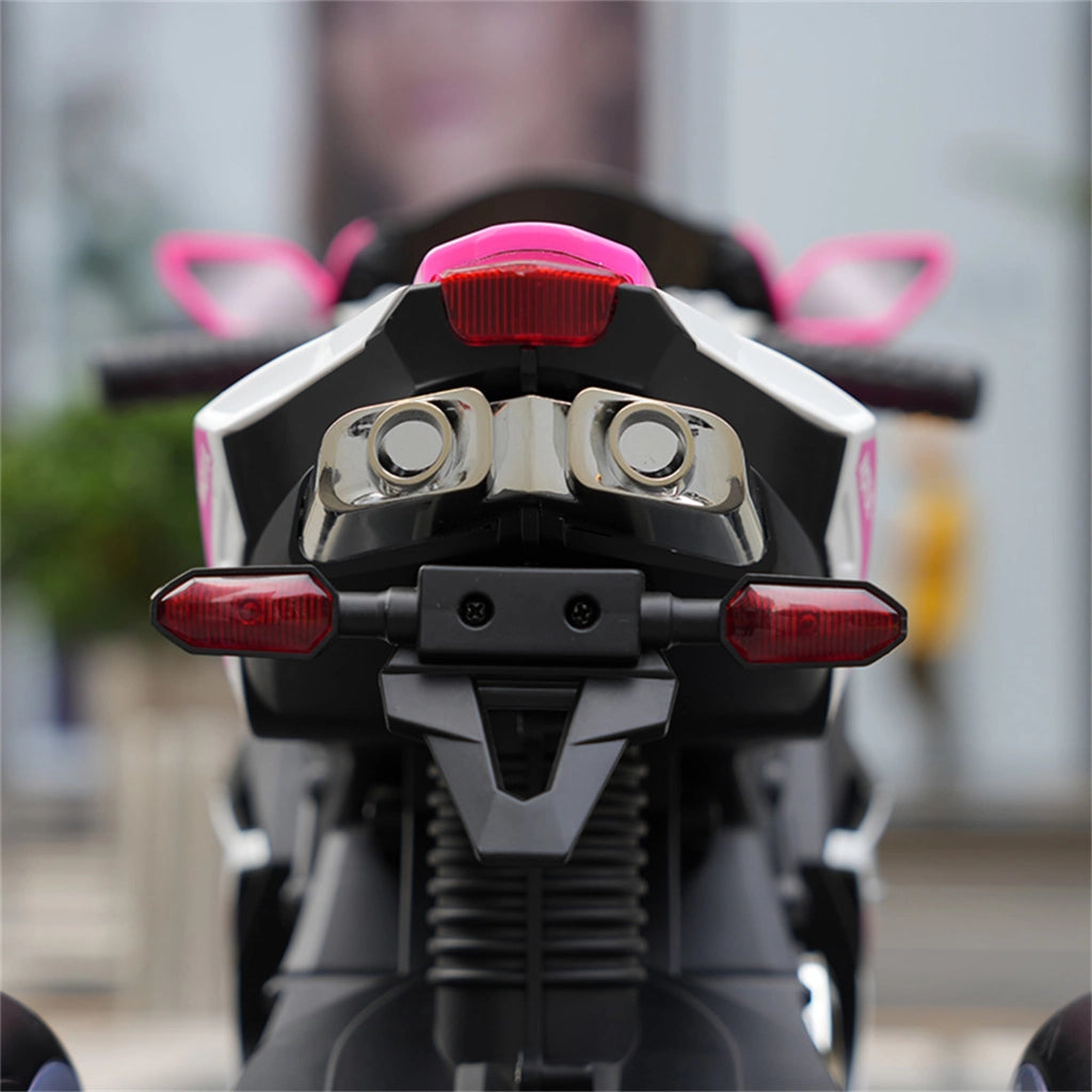 Motocicletta Elettrica per Bambini ¨C zephmum ¨C Verde con Musica e Luci