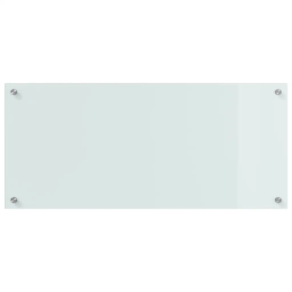 Schienale da cucina 2 pcs Bianco 90 x 40 cm vetro temperato 3415524