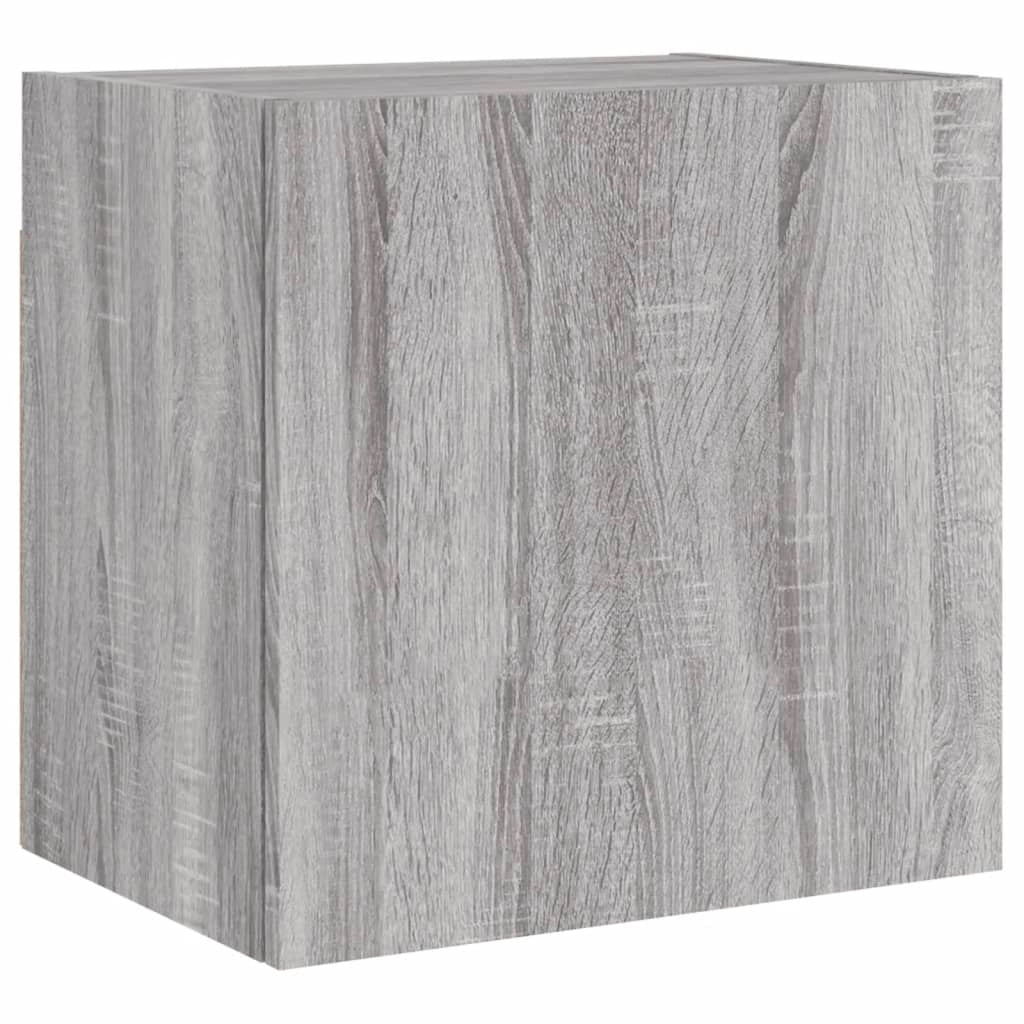 Mobile TV multimediale scaffale TV credenza TV sala da pranzo soggiorno camera da letto 4 pezzi legno ingegnerizzato Sonoma grigio 02_0029247