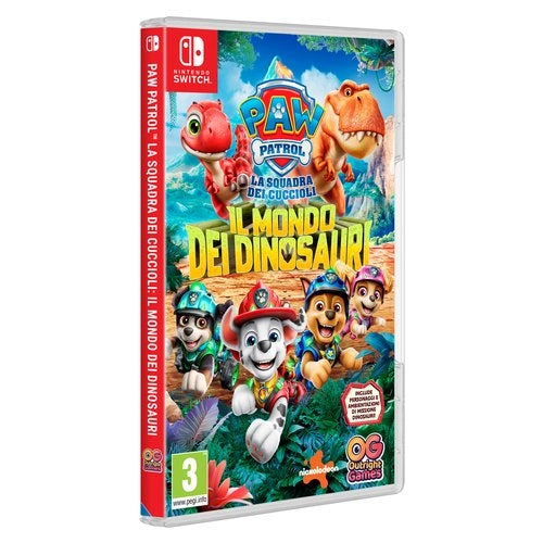 Videogioco outright games 166892 switch paw patrol il mondo dei dinosa
