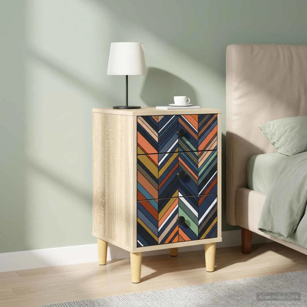 Armadio da Notte OMMEN 2 pz Rovere Sonoma 36 x 33 x 60 cm 8007290