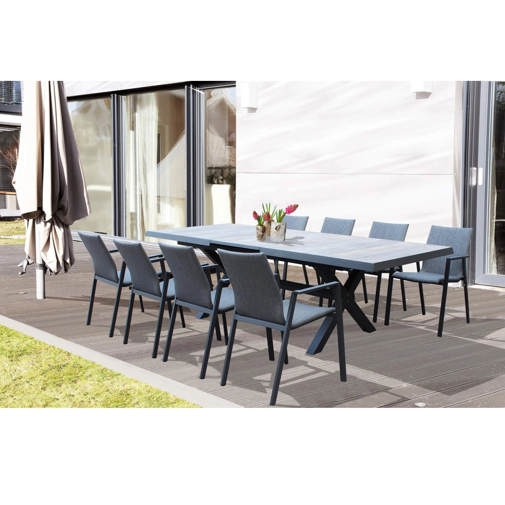 Tavolo da Giardino Allungabile e Gres cm 200/260x100 - SHAUN