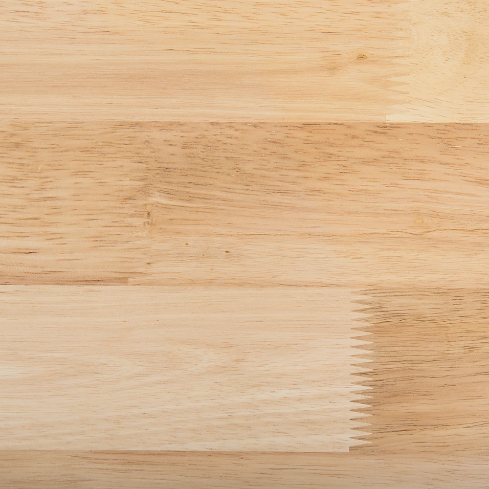 Set da pranzo in legno massello Nero con piano in legno chiaro a 6 posti 150 x 90 cm moderno scandinavo