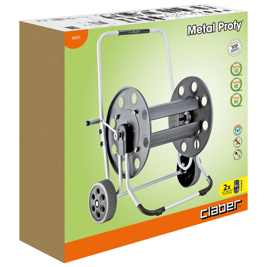 AVVOLGITUBO CARRELLATO METAL PROFY MT.50 8895    CLABER