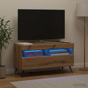 Mobile TV LED Rovere Artigianale Legno ingegnerizzato 897664