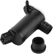 Ruitenwissersproeierpomp compatibile con Focus/Mondeo/Transit/Granada - Materiale ABS - Nero - Numero di riferimento 87AB17K624AB - Incluso gasket di copertura - Ritenuta per rutenoscatto