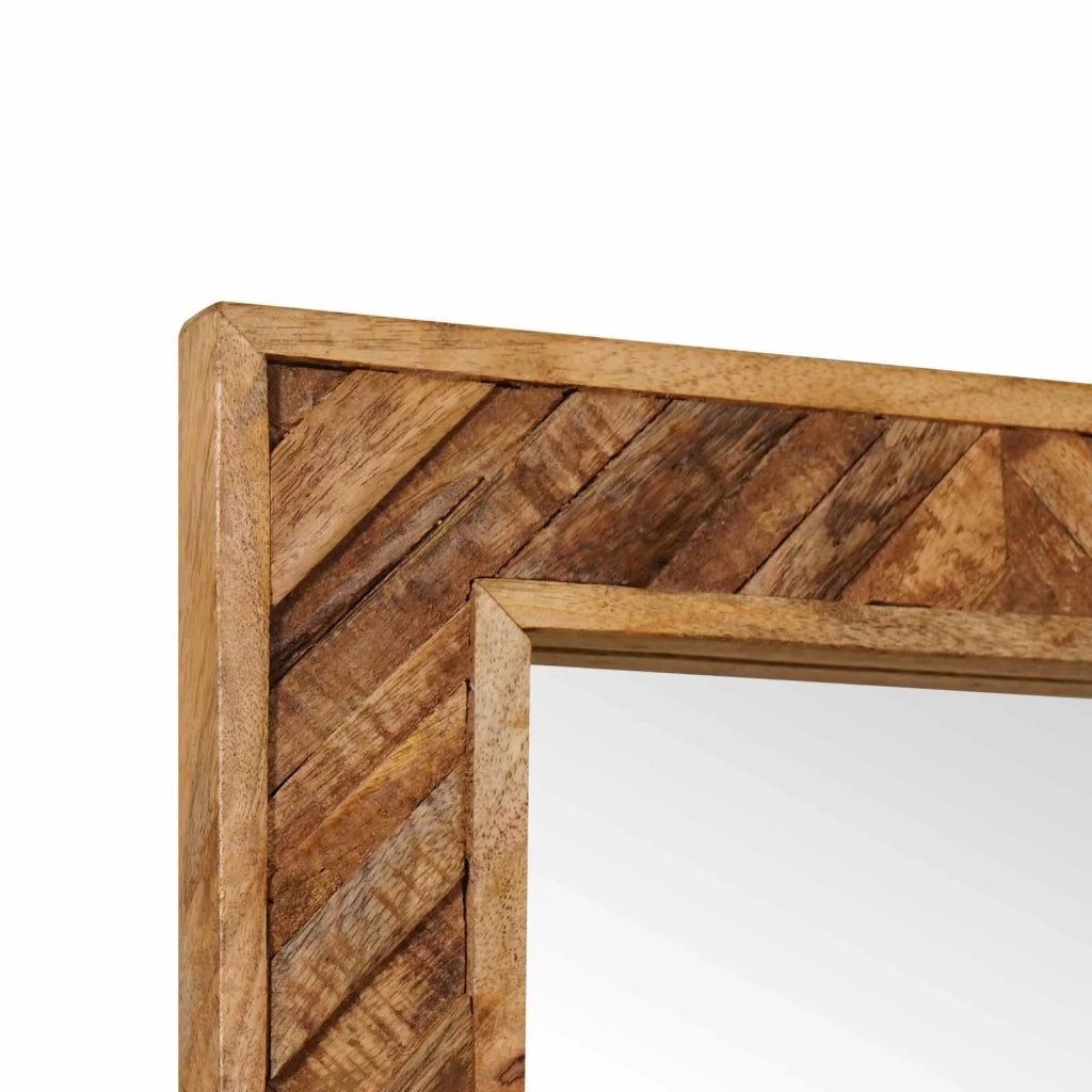 Specchio Montaggio a parete Marrone 70 x 50 x 3 cm Vetro