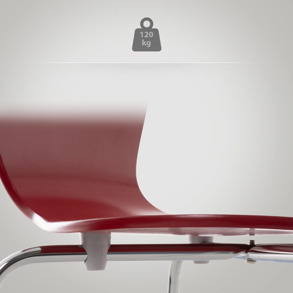 Sedia ospite Calisto rosso