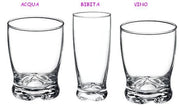 Set 3 Bicchieri da tavola vino madison 18 cl bormioli