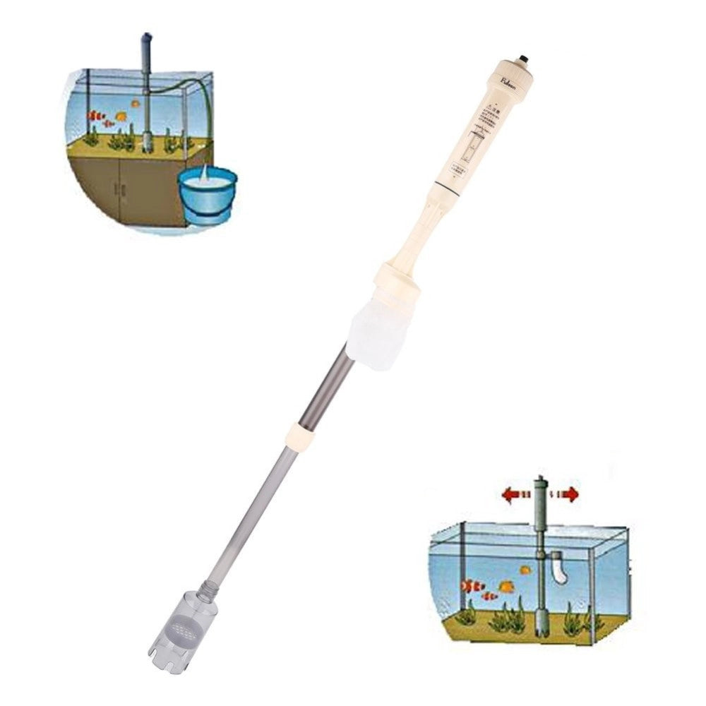 Trade Shop - Aspirarifiuti Sporcizia Manutenzione Pulizia Fondo Svuota Acquario Elettrico -