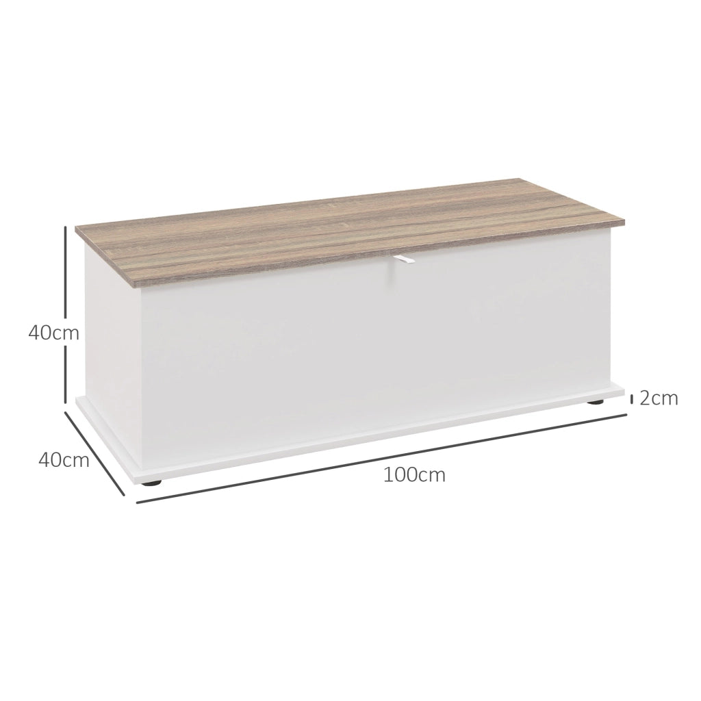 Letto contenitore con cassetti ¨C ZephMum ¨C Legno 100x40x40 cm bianco e naturale