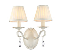 Lampada da parete Elegant in Metallo Brionia Beige