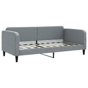Letto singolo | Letto per adulti | Letto da Giorno Grigio Chiaro 90x190 cm in Tessuto