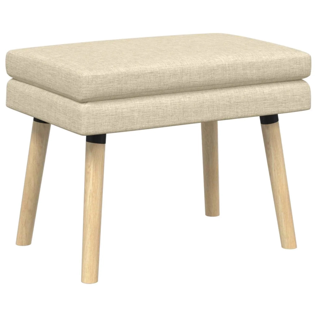 Panchina a doppio strato Crema 60 x 40 x 46 cm Tessuto 42038424