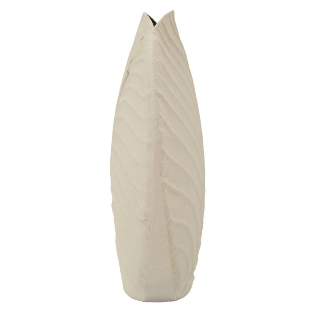 Vaso Decorativo VKH842, Beige, Metallo, 32,5x13x32,5 cm