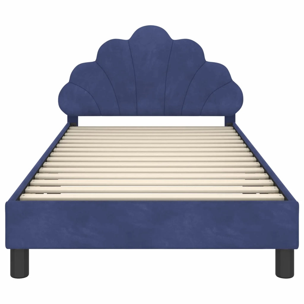 Struttura letto bambini con testata-Giroletto per bambini Blu Polizia 80 x 200 cm 458567