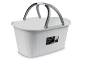 Cesta Portabiancheria Stefanplast Elegance Colore Bianco