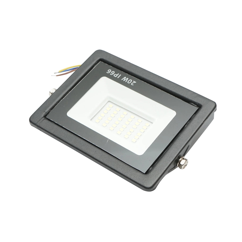 Proiettore LED 20W, 220V, 6500K, 118x93x28mm IP66