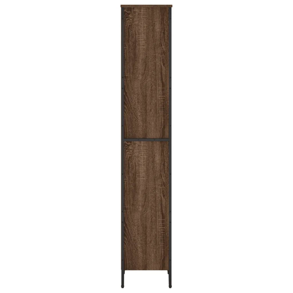 vidaXL Libreria Rovere Marrone 50x31x169 cm in Legno Multistrato
