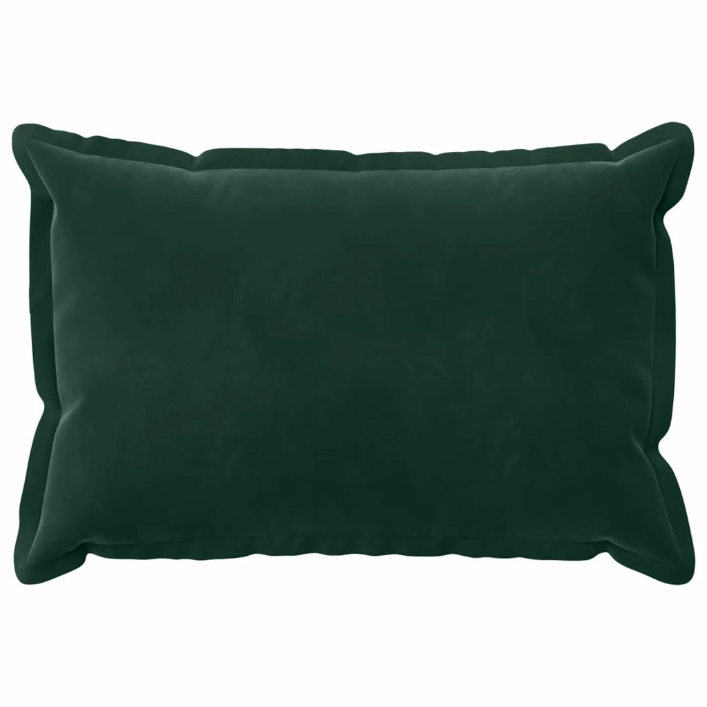 Federa 2 pcs HOUTEN Verde Scuro 50 x 80 cm Velluto 920055