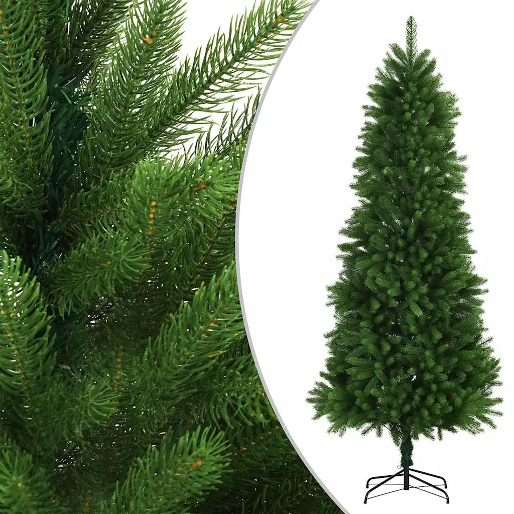 Albero di Natale Preilluminato con Palline 240 cm Verde 3077729