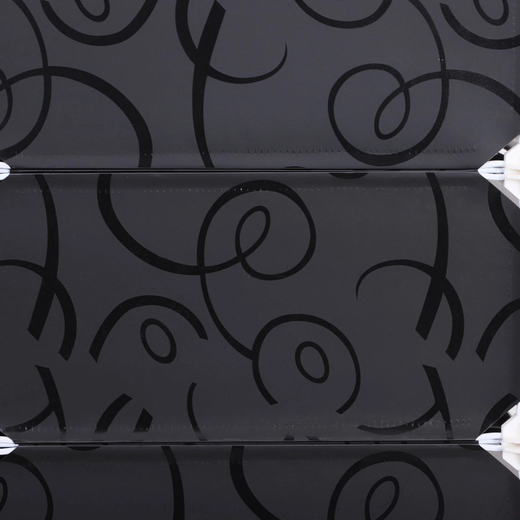 EasyComfort Scarpiera Salvaspazio Modulare da Ingresso in Plastica, 95x37x160cm, Bianco e Nero