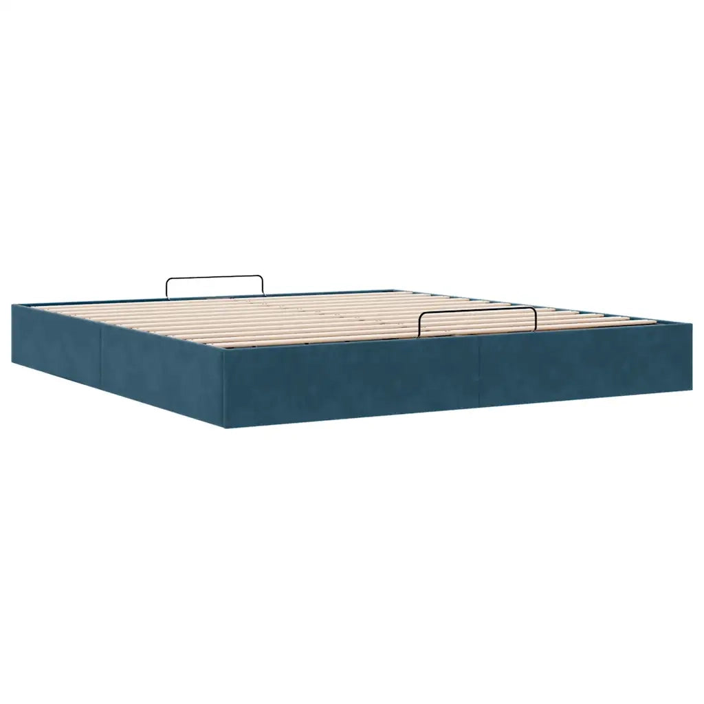 Struttura Letto Pouf senza Materasso 160x200 cm in Velluto 3310977
