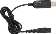 Caricabatteria per rasoio elettrico professionale 15V per Hq8505 - Cavo di ricarica per rasoio da barba USB.