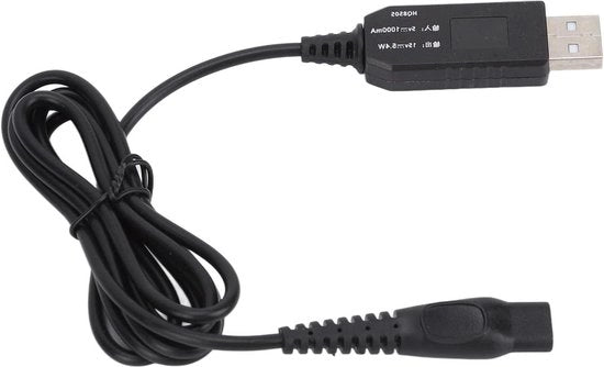 Caricabatteria per rasoio elettrico professionale 15V per Hq8505 - Cavo di ricarica per rasoio da barba USB.