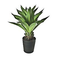 Aloe Artificiale con Vaso Altezza 90 cm Verde