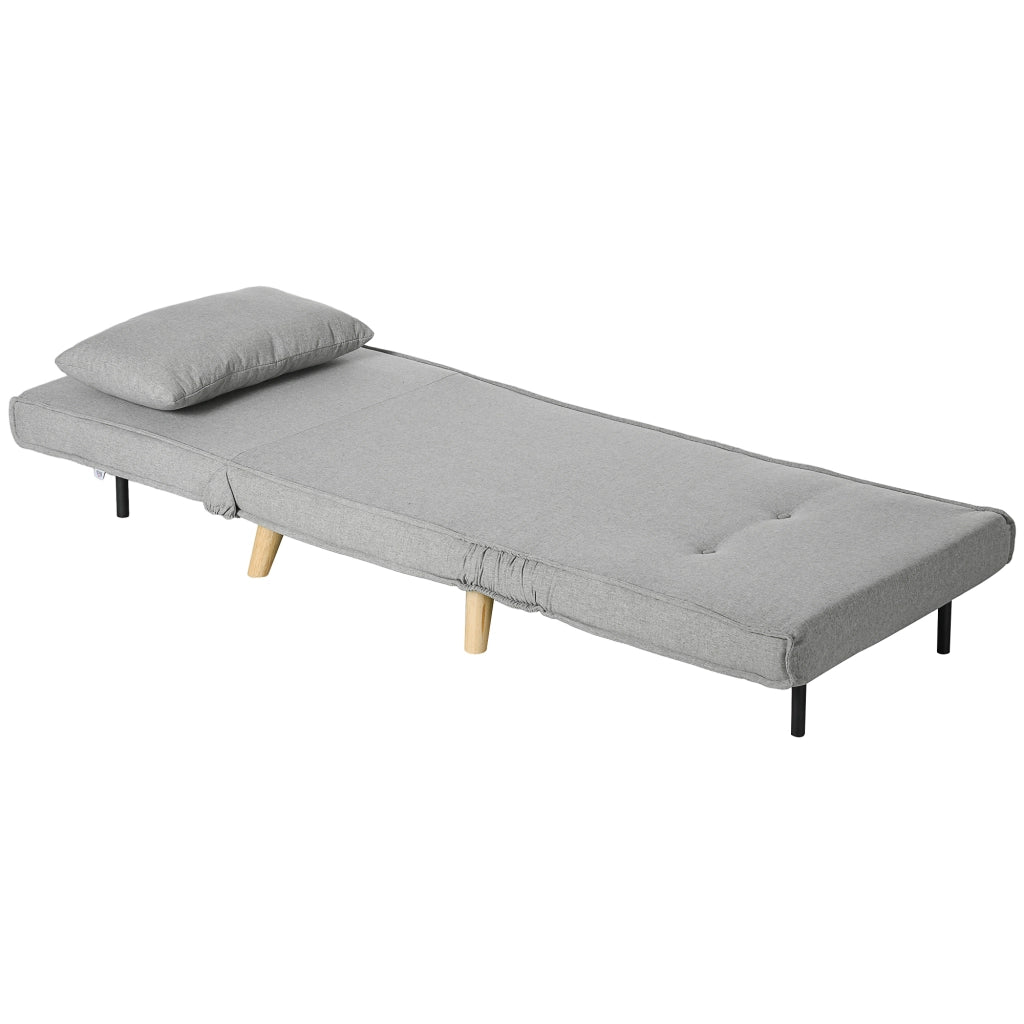 Poltrona reclinabile ¨C zephmum ¨C Tessuto grigio chiaro