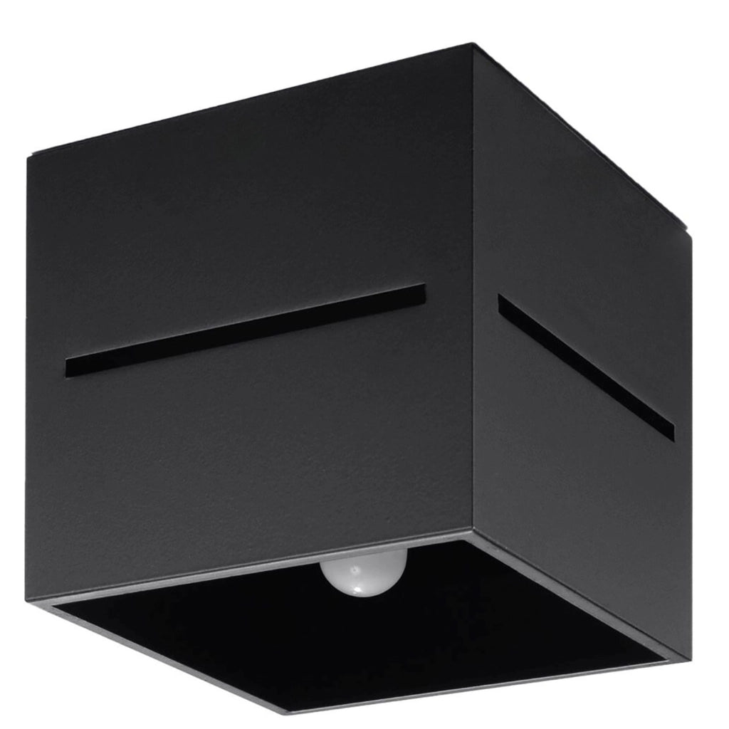 Spot soffitto LUPINO nero quadrato metallo G9 Pure Lume