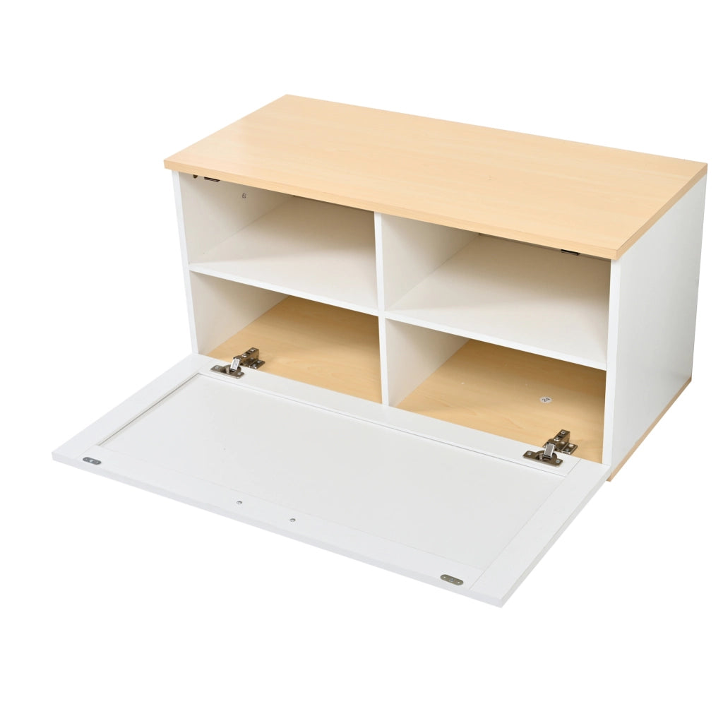 Set guardaroba modulare con scarpiera, specchio e appendiabiti, 156 x 36 x 176 cm