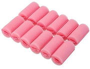 Krullatori per capelli - 12x Spugne per capelli in stile - Rotoli per capelli - Accessori per capelli - Cura capelli - Capelli in stile - Capelli - Stile capelli - Rosso