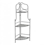 SCAFFALE ROSALIE 3 PIANI BIANCO OSSIDATO