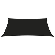 Vela ombreggiante/ombrellone rettangolare in tessuto Oxford 3,5 x 5 m nero 02_0009656