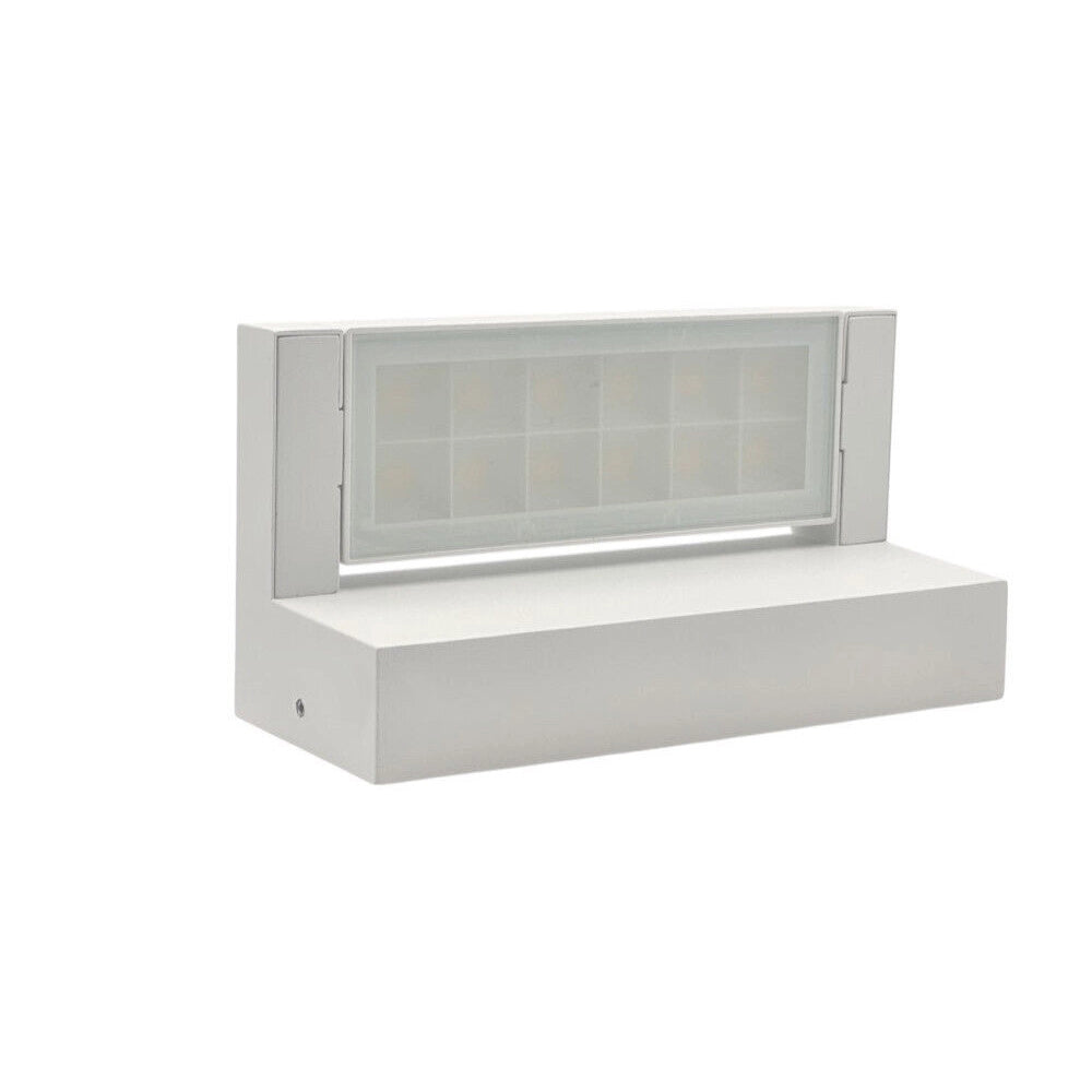 Trade Shop - Applique Parete Inclinabile Esterno 21w Tecnologia Cct 3 Tonalità Di Luce Ip65 472-3c -