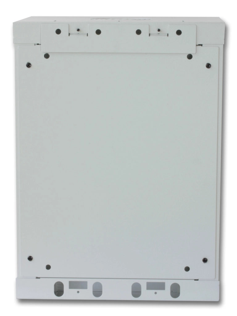 Armadio Rack 10'' a muro 6 unità con pannelli asportabili Grigio prof. 300 mm