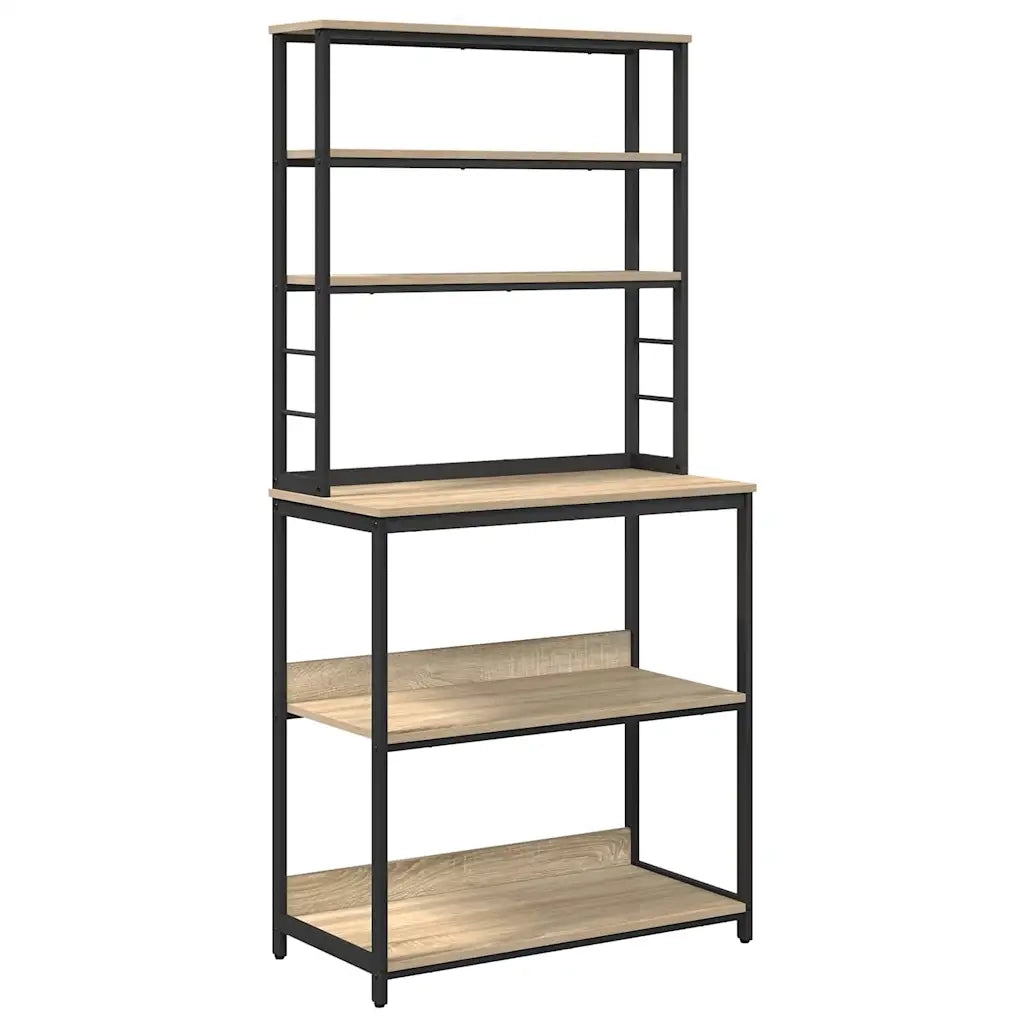 Mensola da cucina Rovere Sonoma 80 x 40 x 168 cm 883887
