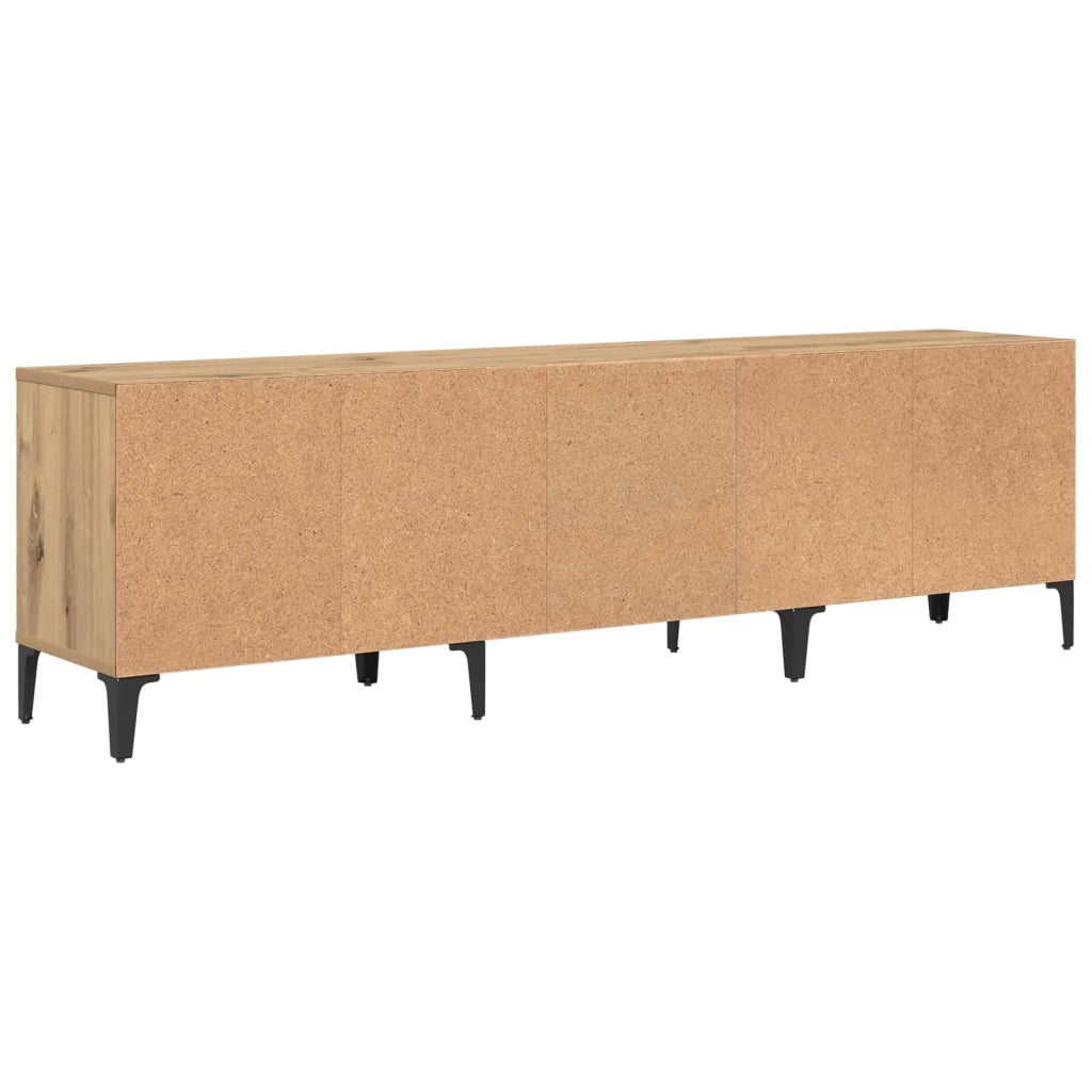 Mobile TV con cassetto Rovere artigianale 150 x 30 x 45 cm 879484