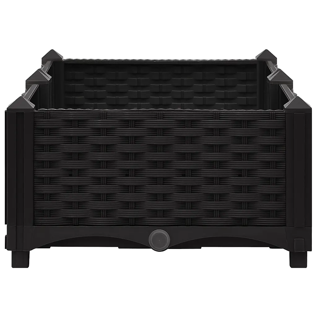 Fioriera Rialzata 80x40x23 cm in Polipropilene 316527