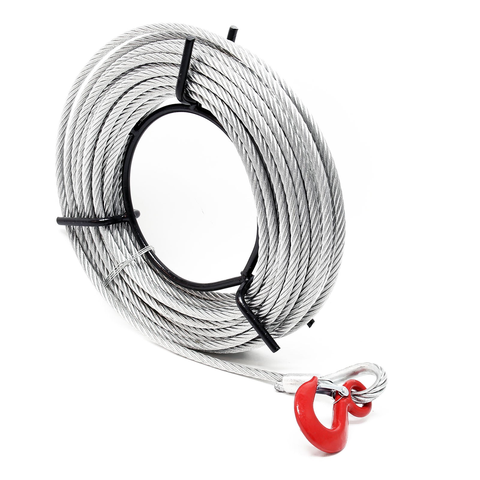 Paranco a fune max 3200kg fune 20m Ø16mm per sollevamento spostamento carichi