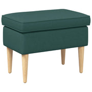 Poggiapiedi Verde Scuro 55 x 35 x 41 cm Poliestere