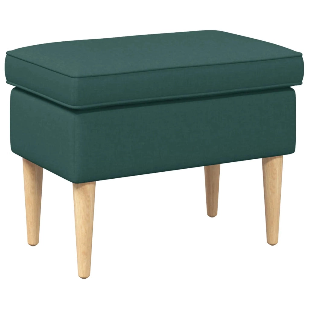 Poggiapiedi Verde Scuro 55 x 35 x 41 cm Poliestere