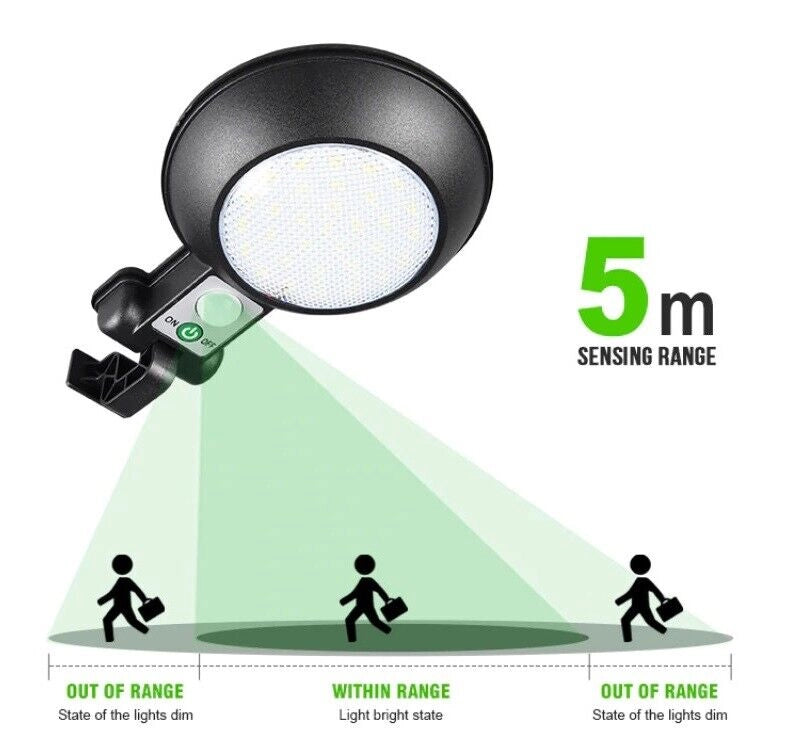 Applique Faro lampione Pannello Solare Fotovoltaico sensore movimento JX-155